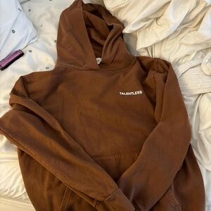 Talentless Women's Brown Hoodie
